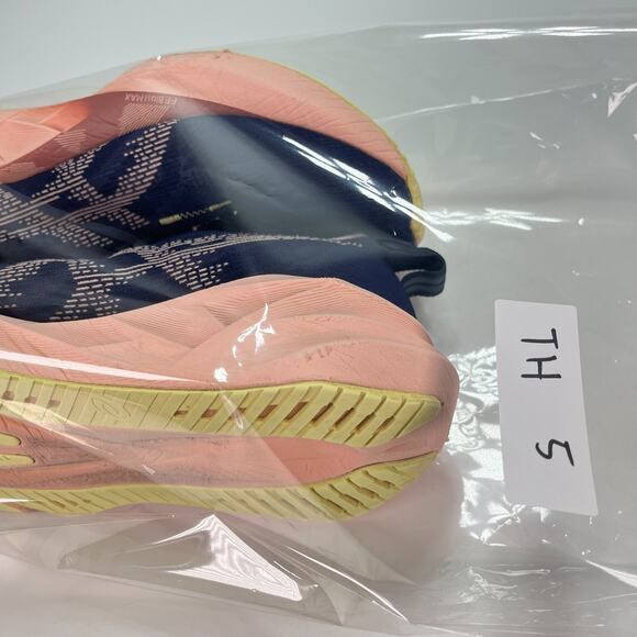 ASICS Novablast 5 Dark Blue Pink Lightweight Running Shoes 1012B765 Women's Sz 8 - Picture 11 of 11